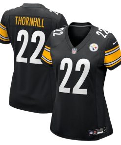 Juan Thornhill Pittsburgh Steelers Nike Women's Team Game Jersey -  Black