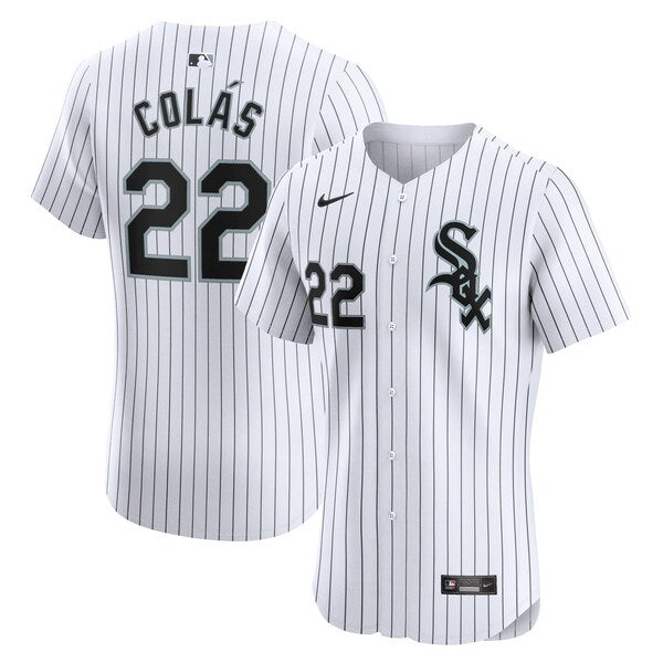 Oscar Colas Chicago White Sox Nike Home Elite Player Jersey - White