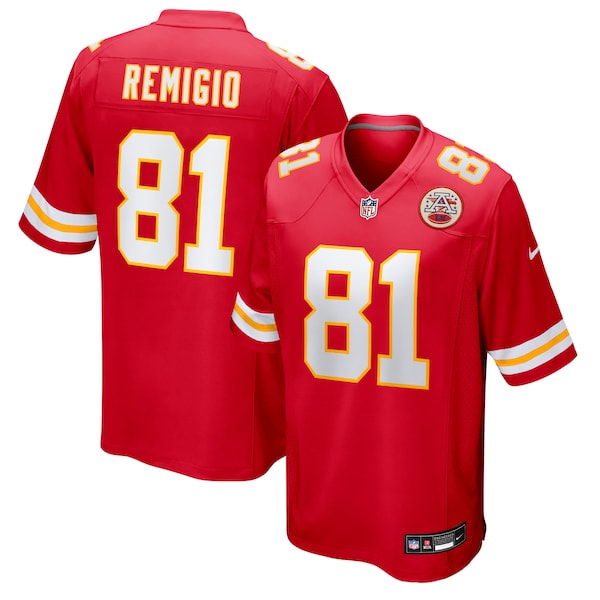 Nikko Remigio Kansas City Chiefs Nike Team Game Jersey - Red
