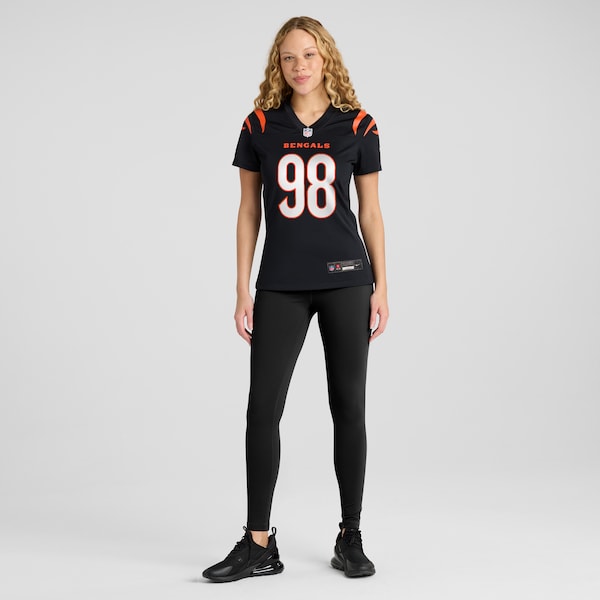 Tedarrell Slaton Jr Cincinnati Bengals Nike Women's Team Game Jersey - Black - Image 5