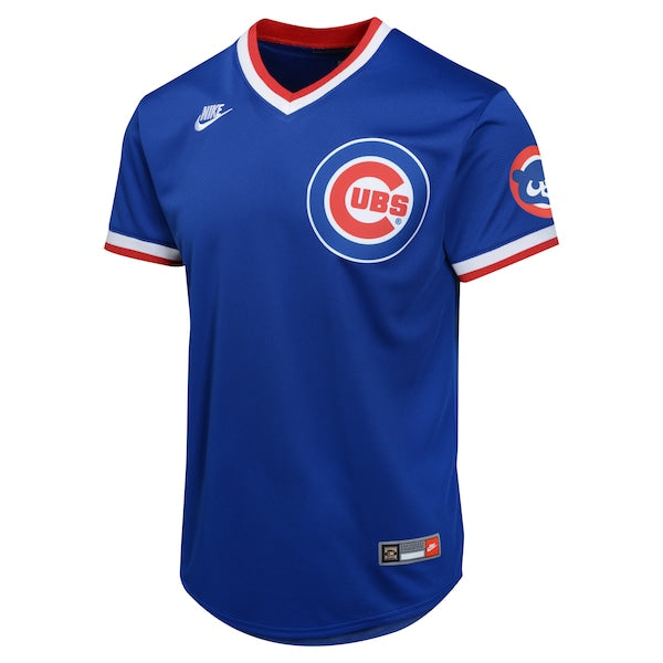Ryne Sandberg Chicago Cubs Nike Youth Cooperstown Collection Limited Player Jersey - Blue - Image 2