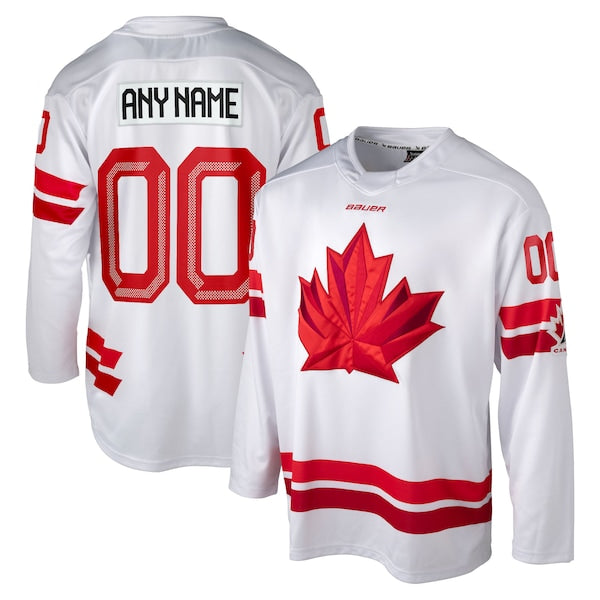 Hockey Canada 2026 Replica Custom Jersey - White/Red - Image 2