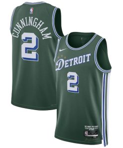 Cade Cunningham Detroit Pistons Nike Unisex 2022/23 Swingman Jersey - City Edition - Green