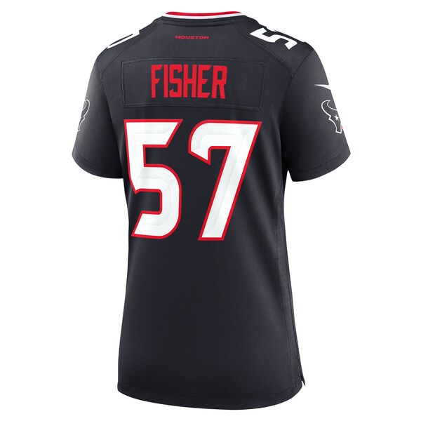 Blake Fisher Houston Texans Nike Women's Team Game Jersey - Navy - Image 4