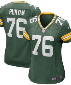Jon Runyan Green Bay Packers Nike Women's Game Jersey - Green