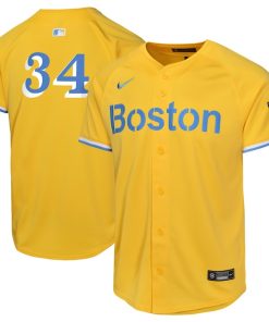 David Ortiz Boston Red Sox Nike Youth City Connect Limited Player Jersey - Gold