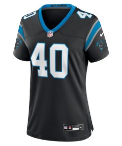 Alternative view of Deion Jones Carolina Panthers Nike Women's  Game Jersey -  Black