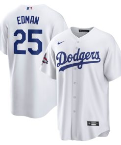 Tommy Edman Los Angeles Dodgers Nike 2024 World Series Champions Home Replica Player Jersey - White