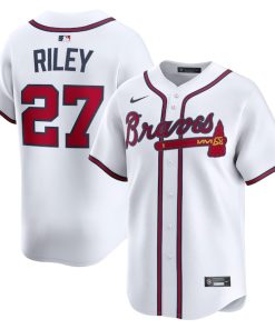 Austin Riley Atlanta Braves Nike Home Limited Player Jersey - White