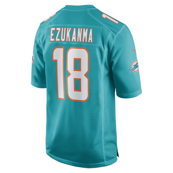Erik Ezukanma Miami Dolphins Nike Game Player Jersey - Aqua - Image 3