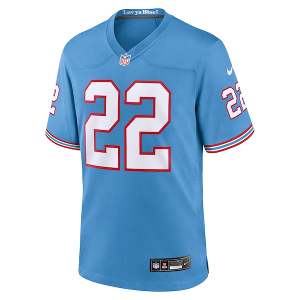 Derrick Henry Tennessee Titans Nike Youth Game Jersey - Light Blue/Navy/White - Image 3