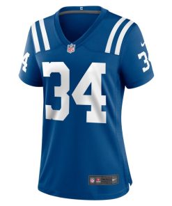 Alternative view of Jake Funk Indianapolis Colts Nike Women's Team Game Jersey -  Royal
