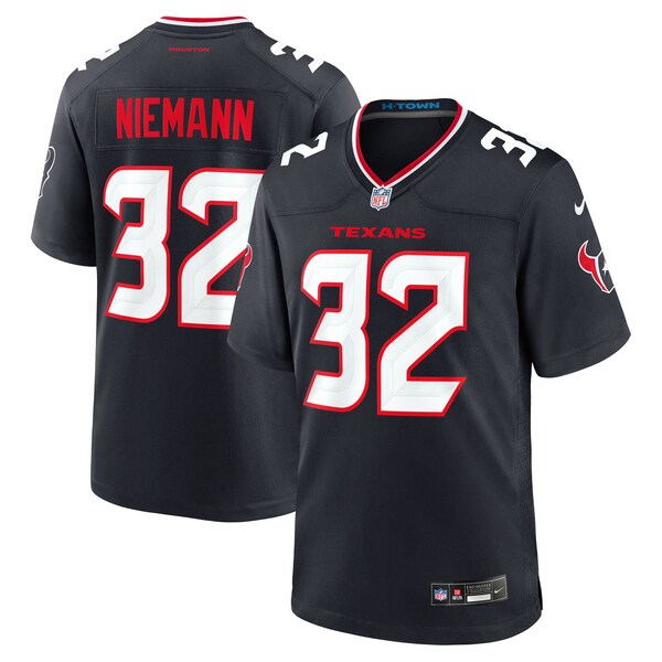Nick Niemann Houston Texans Nike Team Game Jersey - Navy