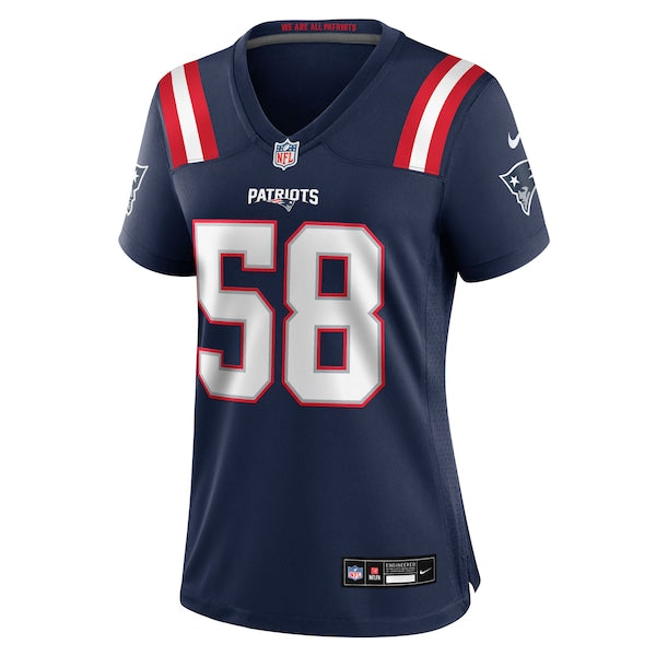 Jared Wilson New England Patriots Nike Women's Team Game Jersey - Navy - Image 2