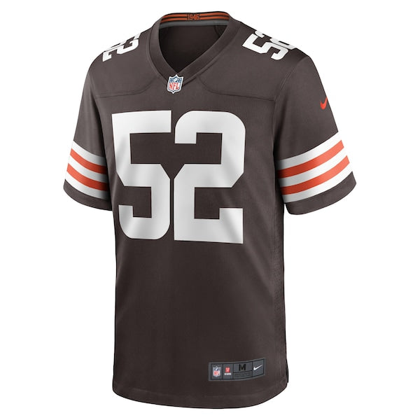 Dawson Deaton Cleveland Browns Nike Game Player Jersey - Brown - Image 2