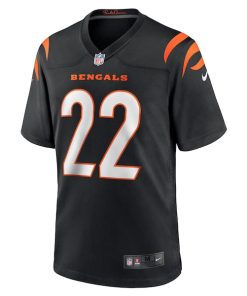 Alternative view of Geno Stone Cincinnati Bengals Nike Game Jersey -  Black
