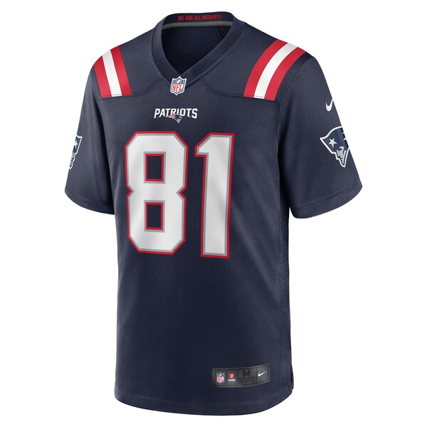 Austin Hooper New England Patriots Nike Game Jersey - Navy - Image 2