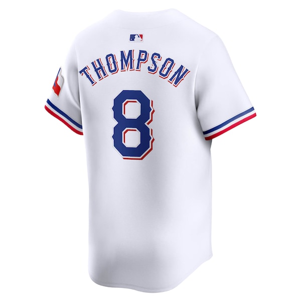 Bubba Thompson Texas Rangers Nike Home Limited Player Jersey - White - Image 3