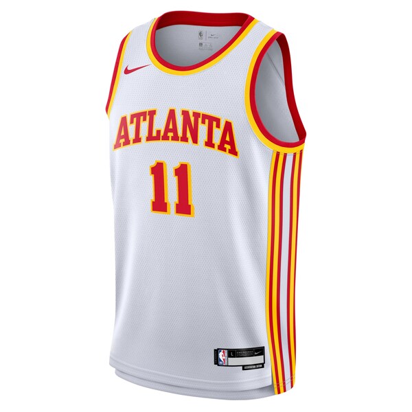 Trae Young Atlanta Hawks Nike Youth Swingman Jersey - Association Edition - White - Image 2