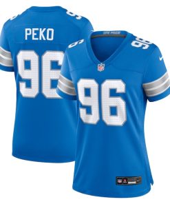 Kyle Peko Detroit Lions Nike Women's Game Jersey -  Blue