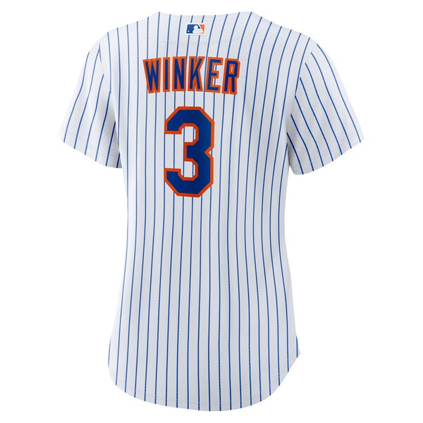 Jesse Winker New York Mets Nike Women's Home Replica Jersey - White - Image 3