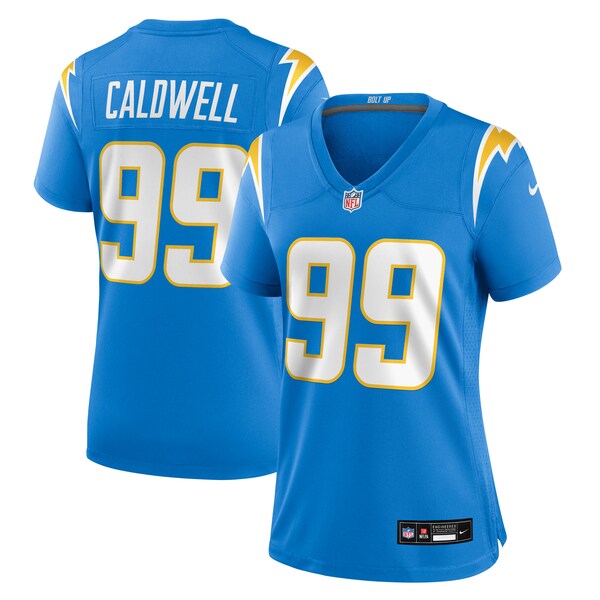 Jamaree Caldwell Los Angeles Chargers Nike Women's Team Game Jersey - Powder Blue - Image 2