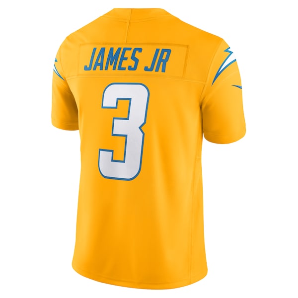Derwin James Jr. Los Angeles Chargers Nike Alternate Charger Power Vapor F.U.S.E. Limited Jersey - Gold/Navy/White/Powder Blue - Image 4