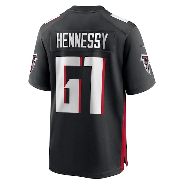 Matt Hennessy Atlanta Falcons Nike Team Game Jersey - Black - Image 3