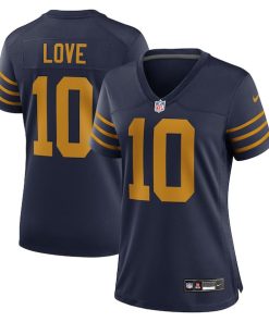 Jordan Love Green Bay Packers Nike Women's The 1923 Classic Game Jersey - Navy/Green