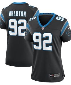 Tershawn Wharton Carolina Panthers Nike Women's Team Game Jersey -  Black