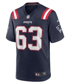Alternative view of Chasen Hines New England Patriots Nike Game Player Jersey - Navy