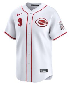 Alternative view of Matt McLain Cincinnati Reds Nike Alternate Limited Player Jersey - White