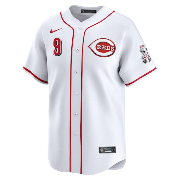 Matt McLain Cincinnati Reds Nike Alternate Limited Player Jersey - White - Image 2
