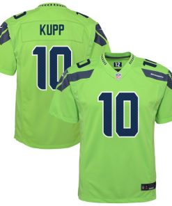 Cooper Kupp Seattle Seahawks Nike Youth Alternate Game Jersey - Neon Green/College Navy