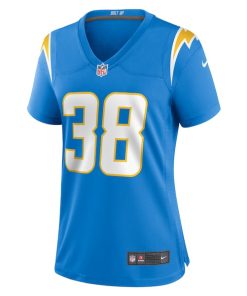 Alternative view of Milton Wright Los Angeles Chargers Nike Women's  Game Jersey - Powder Blue