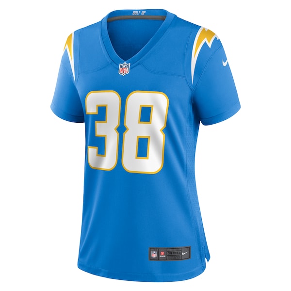 Milton Wright Los Angeles Chargers Nike Women's Game Jersey - Powder Blue - Image 2