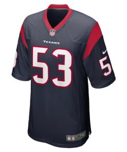 Alternative view of Kendrick Green Houston Texans Nike Team Game Jersey -  Navy