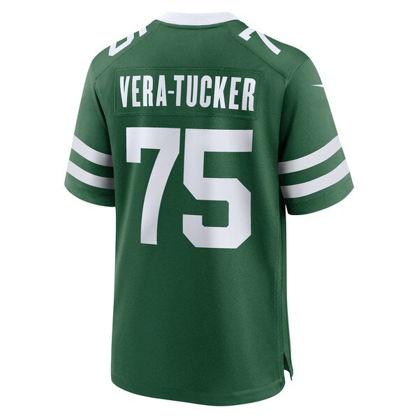 Alijah Vera-Tucker New York Jets Nike Team Game Jersey - Legacy Green - Image 3