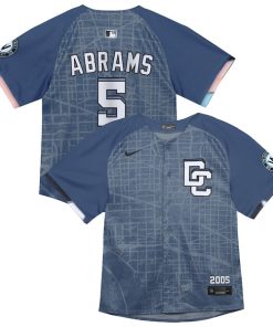 CJ Abrams Washington Nationals Nike Toddler City Connect 2025 Limited Jersey - Blue