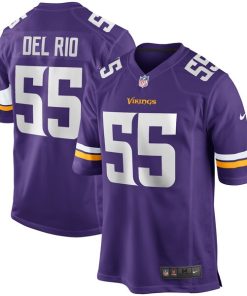 Jack Del Rio Minnesota Vikings Nike Game Retired Player Jersey - Purple