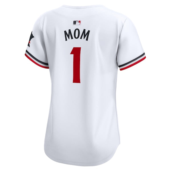 Minnesota Twins Nike Women's #1 Mom Home Limited Jersey - White - Image 3
