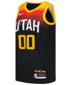 Alternative view of Jordan Clarkson Utah Jazz Nike Swingman Player Jersey - City Edition - Black