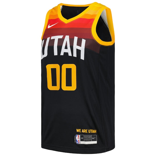 Jordan Clarkson Utah Jazz Nike Swingman Player Jersey - City Edition - Black - Image 2