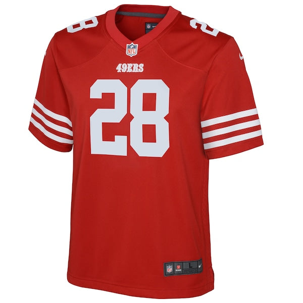 Trey Sermon San Francisco 49ers Nike Youth Game Jersey - Scarlet - Image 2