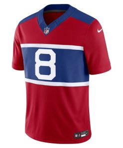 Alternative view of Daniel Jones New York Giants Nike Alternate Vapor F.U.S.E. Limited Jersey - Century Red