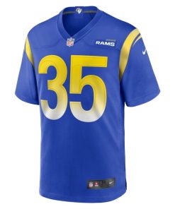 Alternative view of Jake Hummel Los Angeles Rams Nike Game Player Jersey - Royal