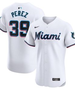 Eury Perez Miami Marlins Nike Home Elite Player Jersey - White