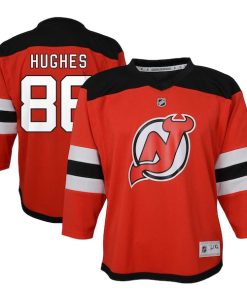 Jack Hughes New Jersey Devils Toddler Home Replica Player Jersey - Red