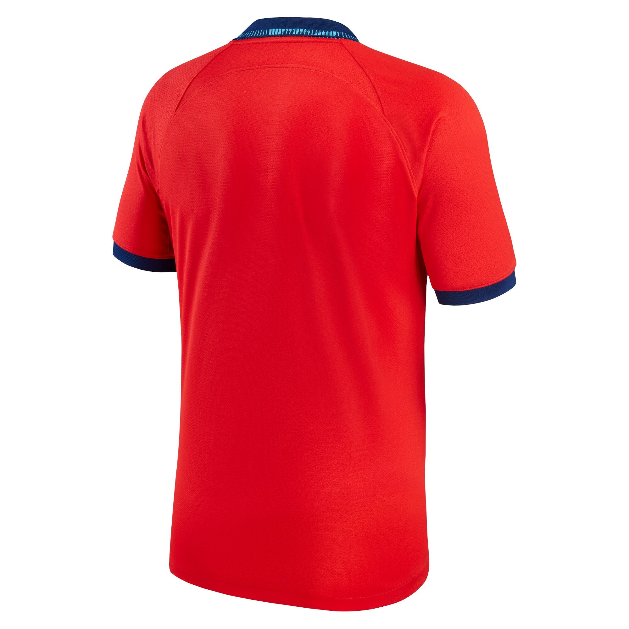 Custom England National Team Nike 2022/23 Away Authentic Blank Jersey - Red - Image 3