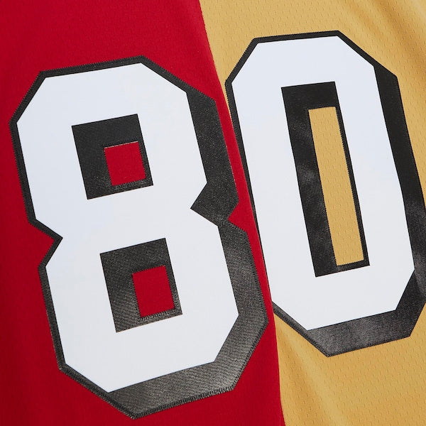 Jerry Rice San Francisco 49ers 1994 Split Legacy Replica Jersey - Scarlet/Gold - Image 4